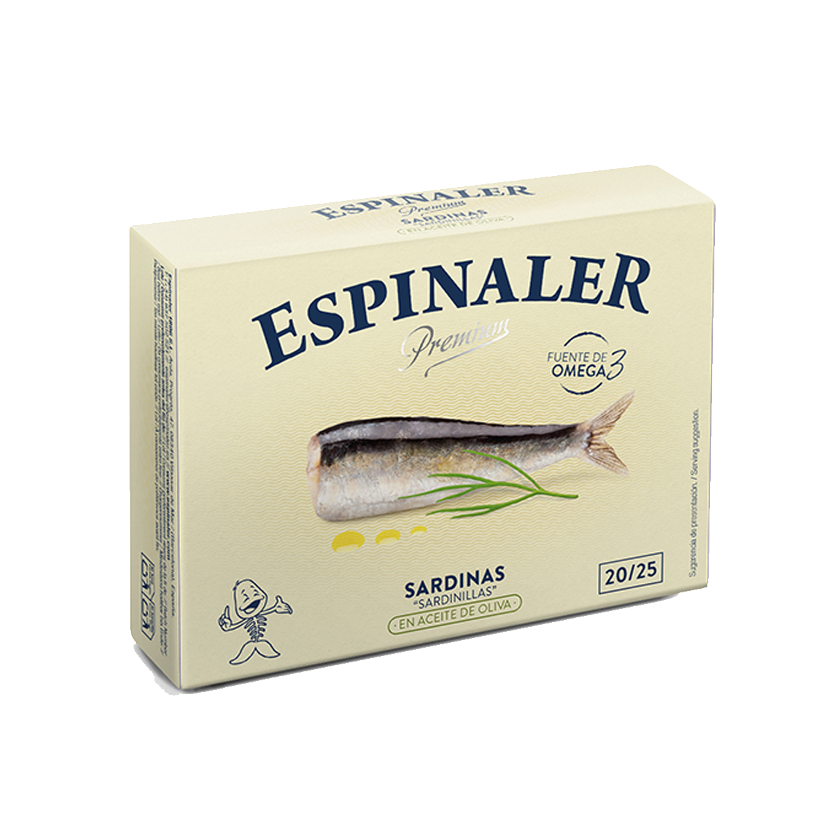 Premium Baby Sardines in Olive Oil 20/25 - 45g Meats and Cuts