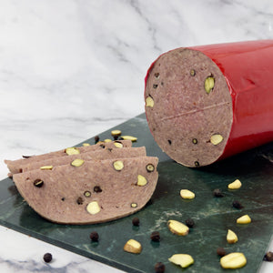 Handcrafted Beef Mortadella With Pistachio Black Peppercorn - Meats & Cuts