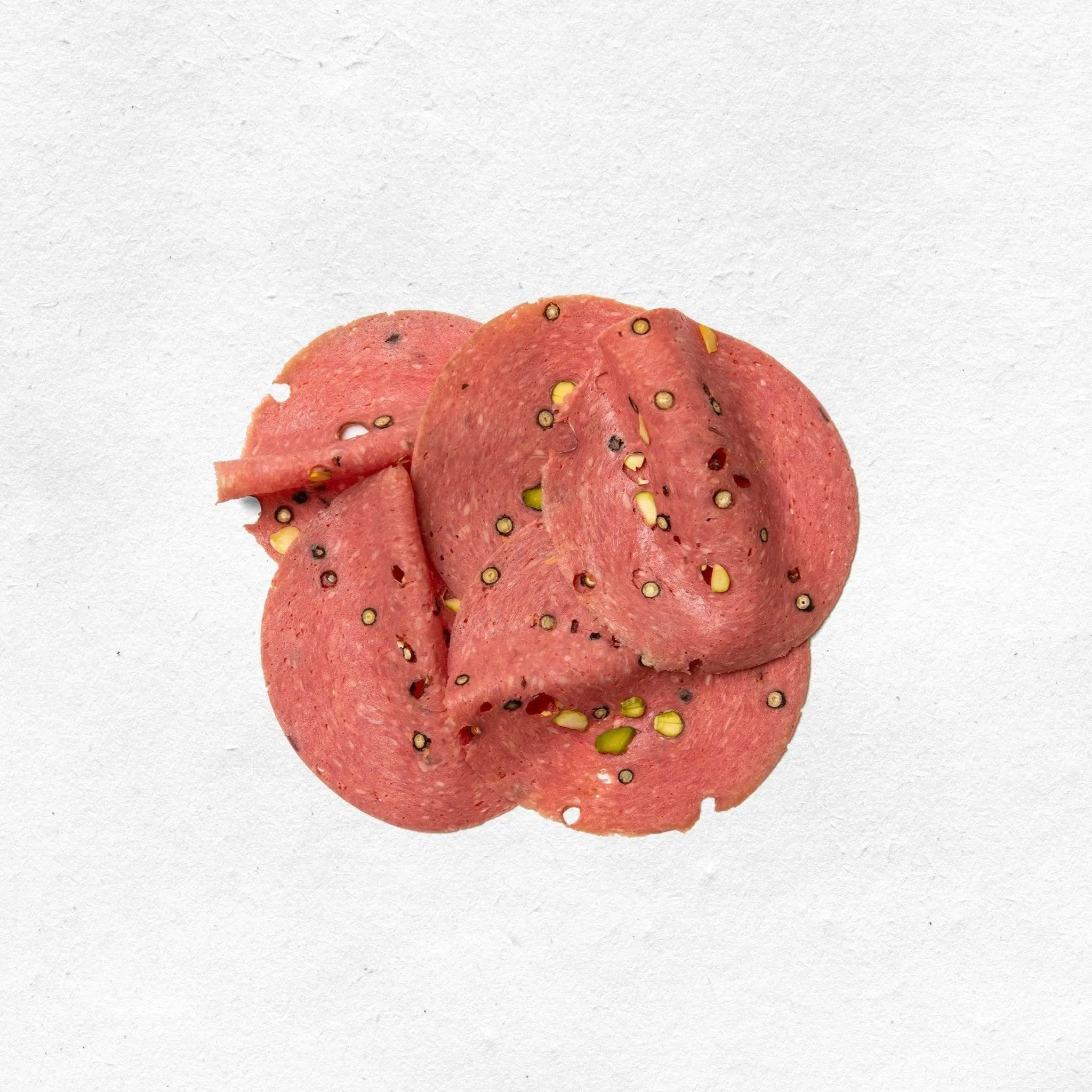 Handcrafted Beef Mortadella With Pistachio Black Peppercorn - Meats & Cuts