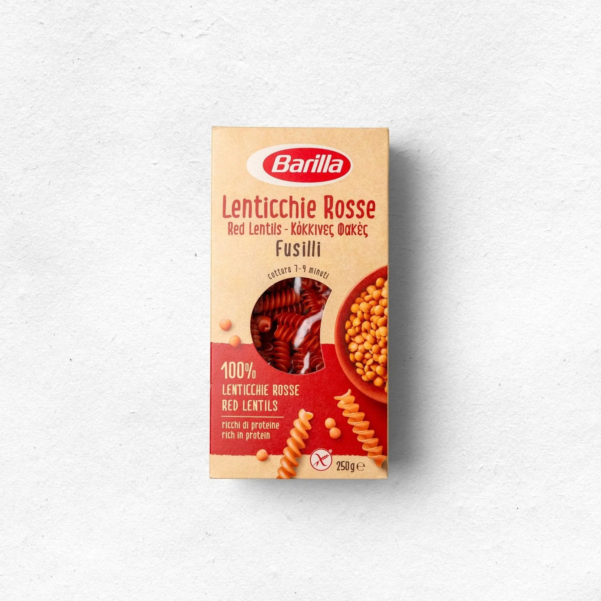 Vegan Fusilli Red Lentils 250 GMS - Meats & Cuts
